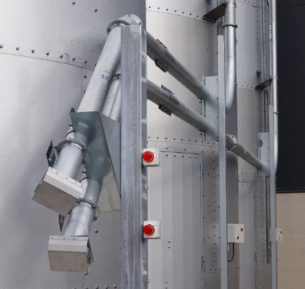 Optimera granulatsilo 2 larmlampa pa silo