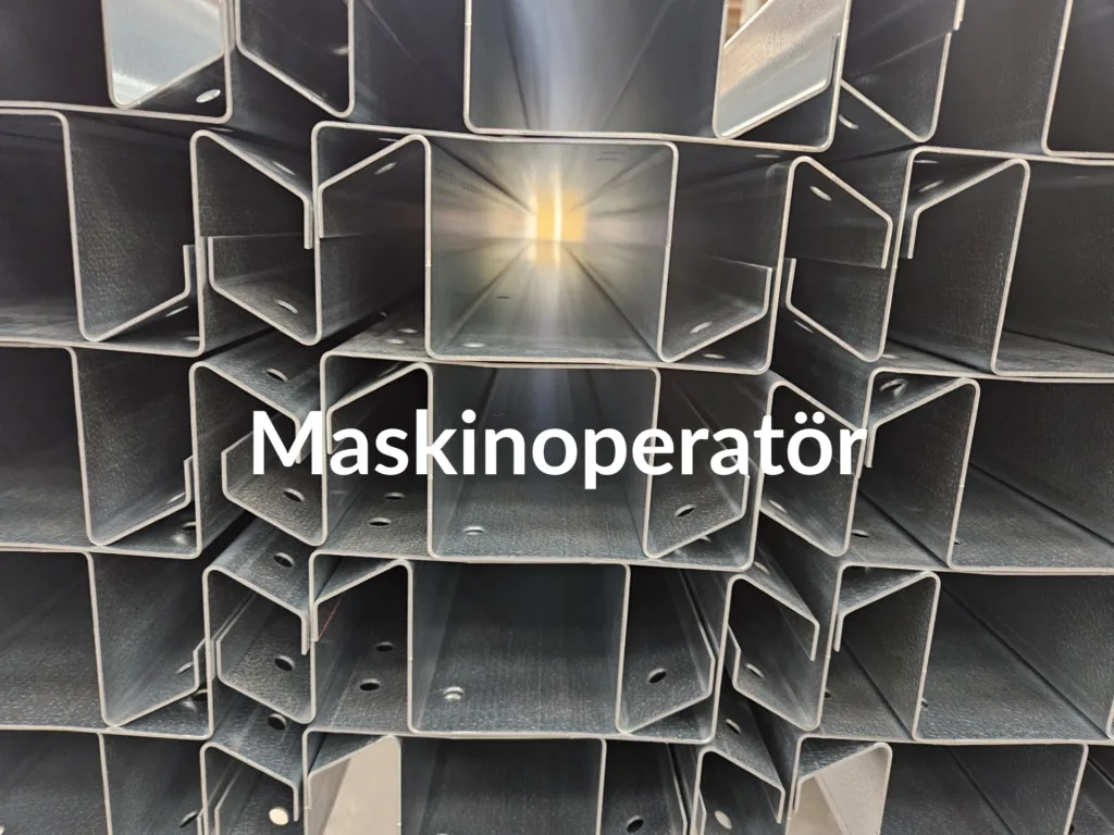 Arbeta hos oss 1 maskinoperator
