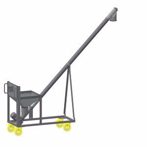 Mellanförråd 60 liter på hjul