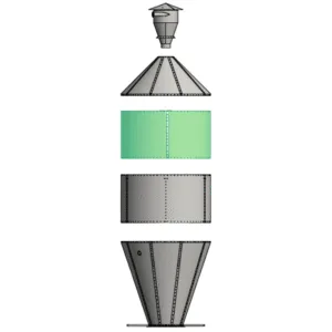 Sektionsplåt Unik 1,25 mm