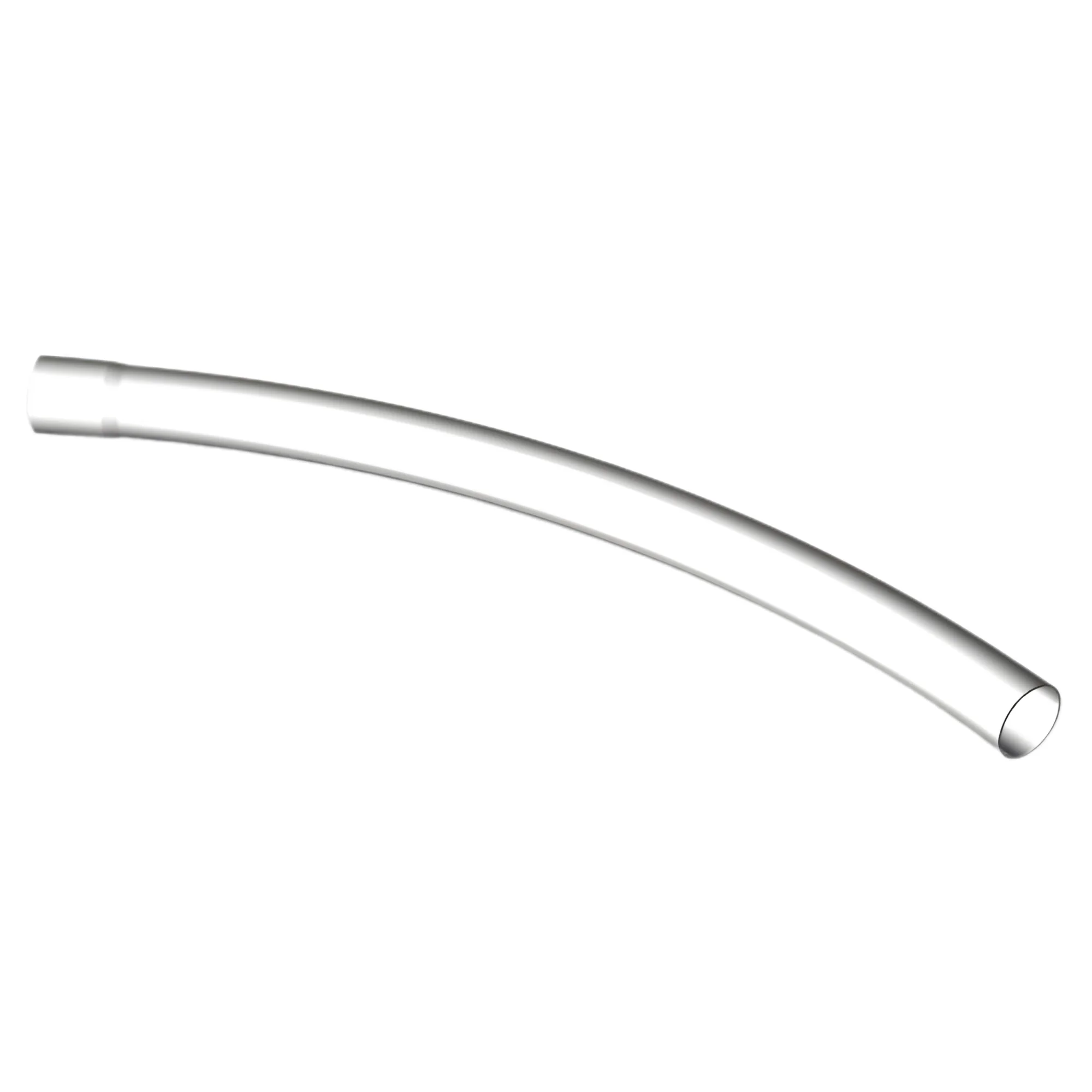 Böj Maflex 55 mm, 45°, genomskinligt PVC-rör.
