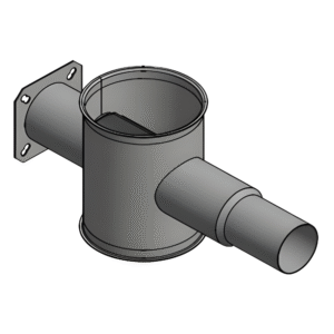 Ändin-utlopp dubbelt Maflex 75