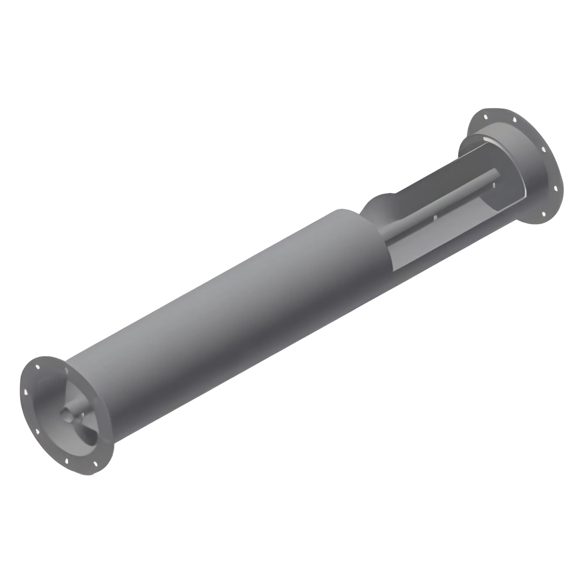 Utloppsförlängning 152mm, 1,0m