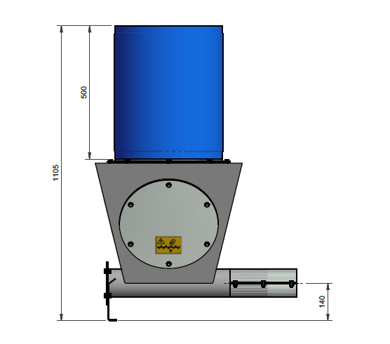 Skruvlåda SP A3 102mm/4", 0 gr, 400mm