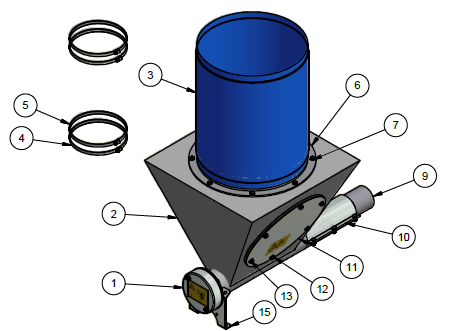Skruvlåda SP A5 Maflex 90/75, 0 gr, 400mm - Bild 2