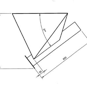 Skruvlåda SP L44 Dubbel Maflex 90/75, 37 gr, 400mm