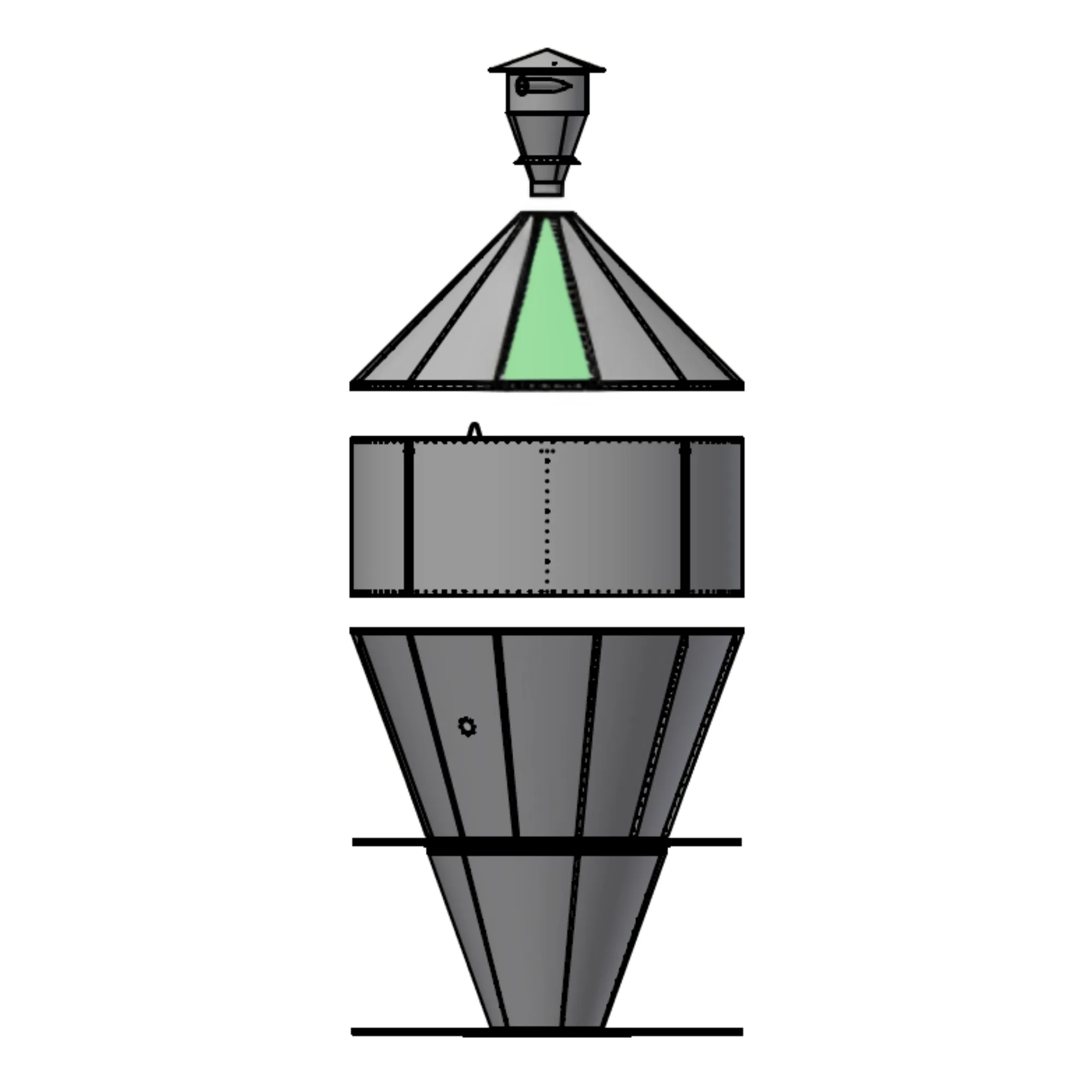 Takplåt UNB/BIB 45°