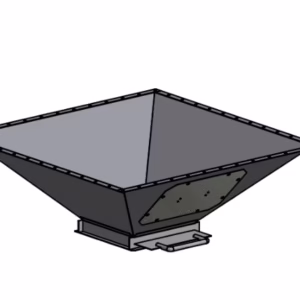 Övergång till 300 x 300 mm inkl spjäll