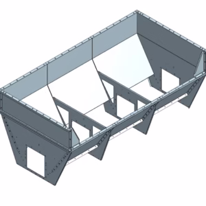 Tippficka till T57 kedjetransportör 3,0 m – 3,6 m³