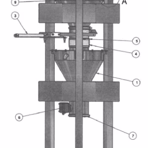 Vågbehållare 50 liter inkl spjäll & stativ