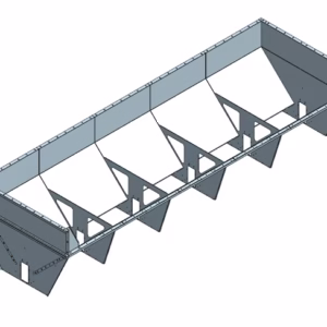 Tippficka till T44 kedjetransportör 5,0 m – 5,6 m³