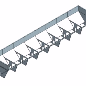 Tippficka till T44 kedjetransportör 8,0 m – 8,9 m³