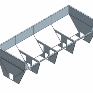 Tippficka till T45 kedjetransportör 4,0 m – 4,6 m³