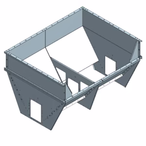 Tippficka till T49 kedjetransportör 2,0 m – 2,5 m³
