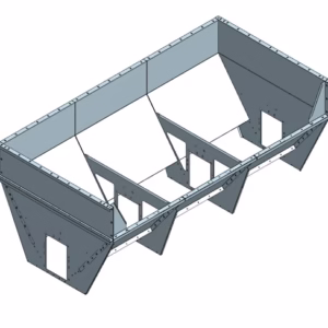 Tippficka till T49 kedjetransportör 3,0 m – 3,6 m³