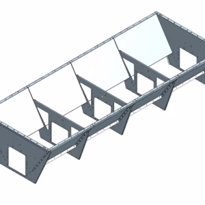 Tippficka till T57 kedjetransportör 4,0 m – 2,5 m³