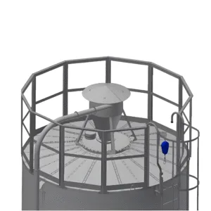 Räcke till 12° tak IB/UNBI Silo