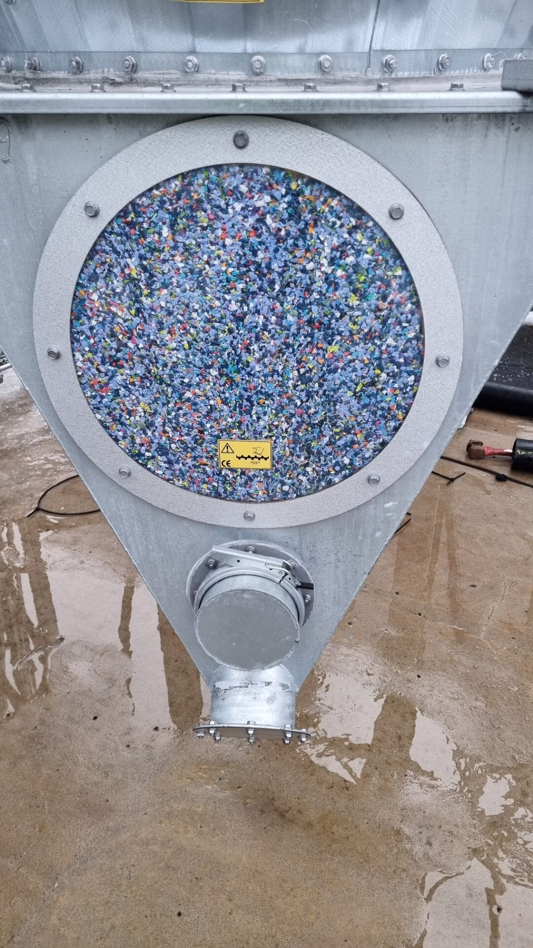 Silosystem för blandning av återvunnen plast - Bild 2