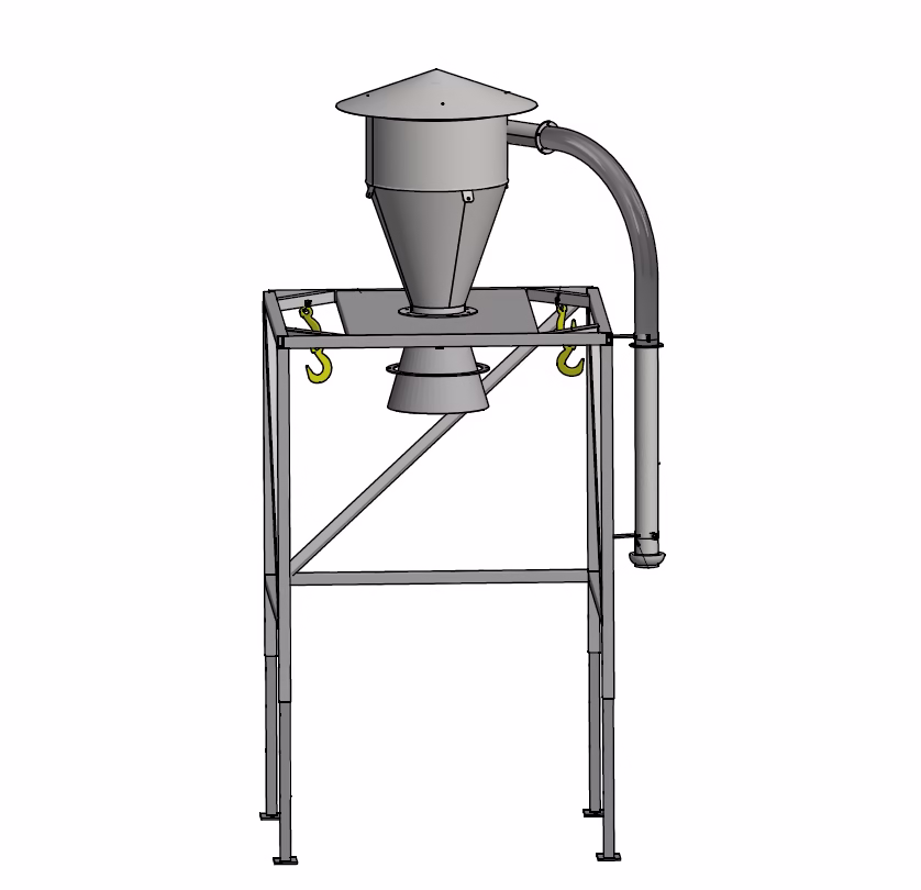Storsäcksfyllare med Cyklon