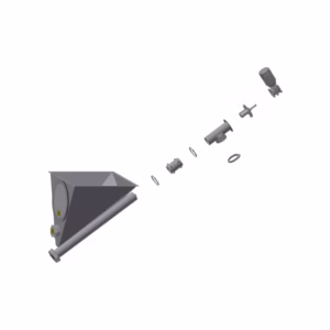 Skruvlådesats Unik Side Maflex 125 – Monterad