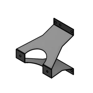 Rörfäste siloben nedre 102mm