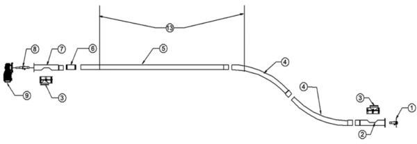 MAFLEX-Skruv 90/75 mm för bränslepellets