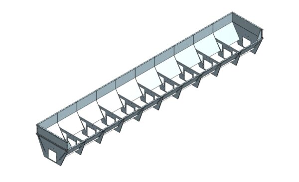 Tippficka till T57 kedjetransportör 10,0 m - 11,3 m³